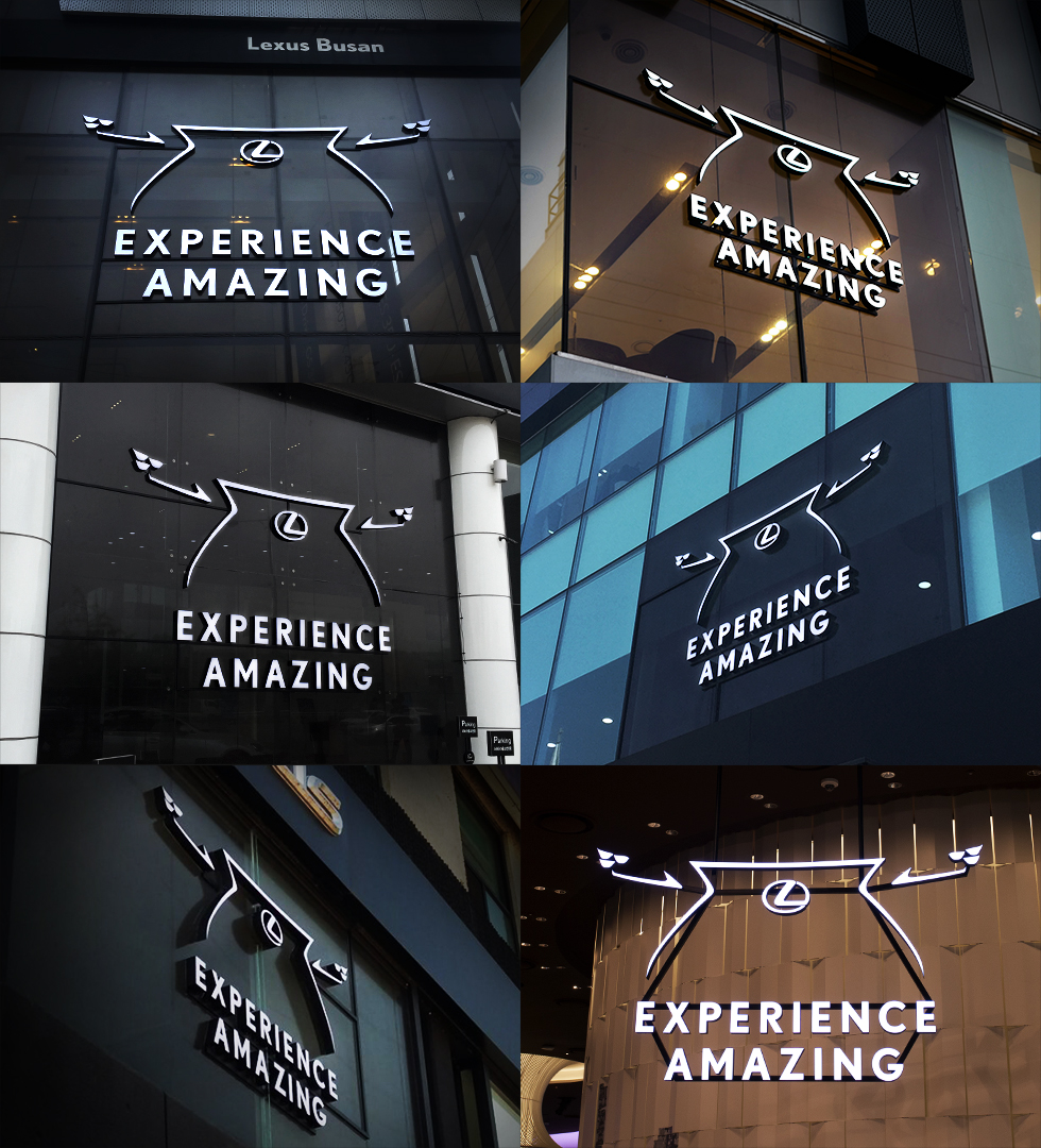 LEXUS SHOWROOM SIGNAGE IMAGE